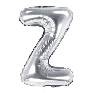 Silver Foil Letters (A to Z) - 14 in. PartyDeco USA