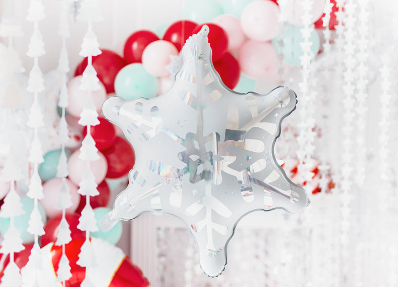 Snowflake Holographic Foil Balloon 26in.