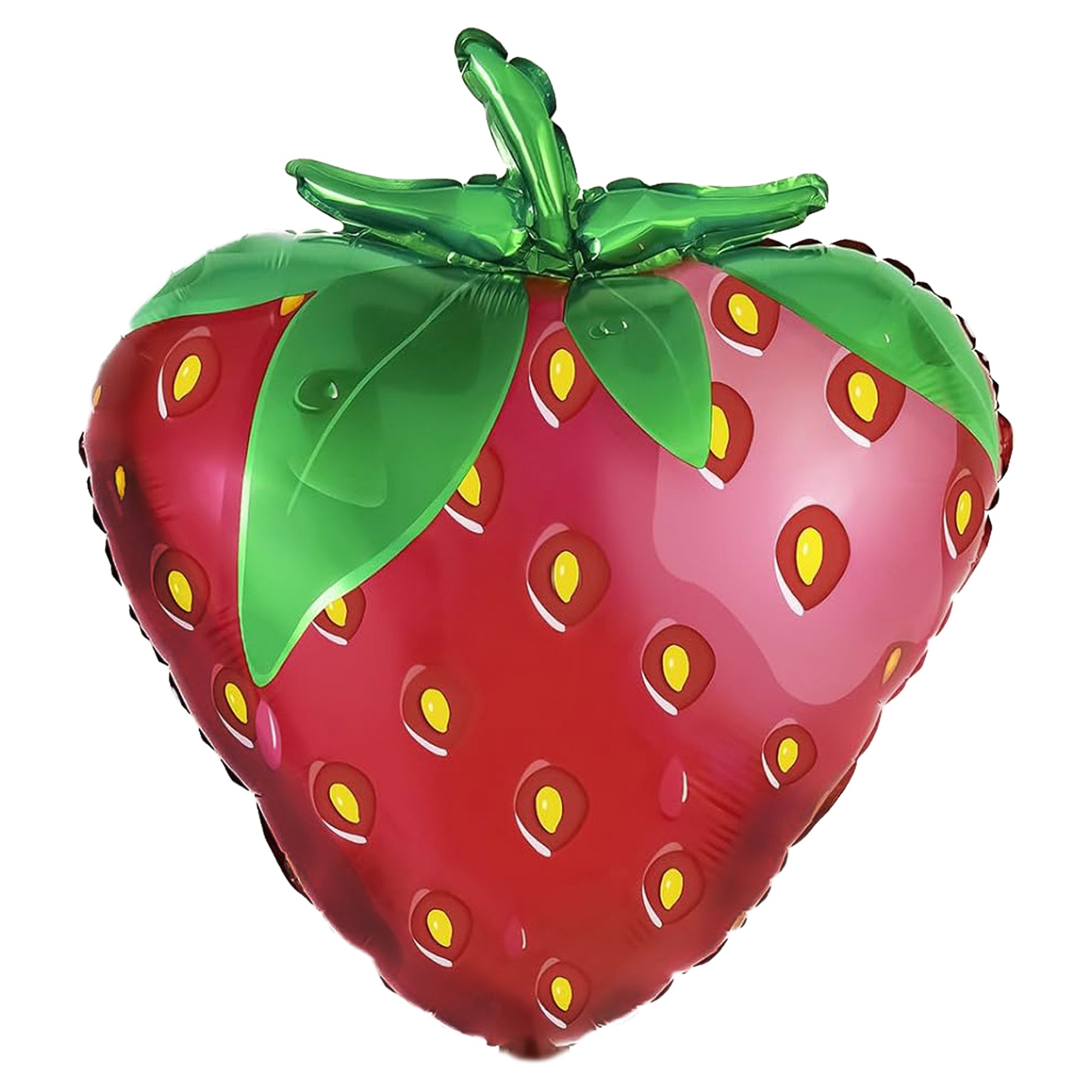 Red Strawberry Shape Foil Balloon 24 in.