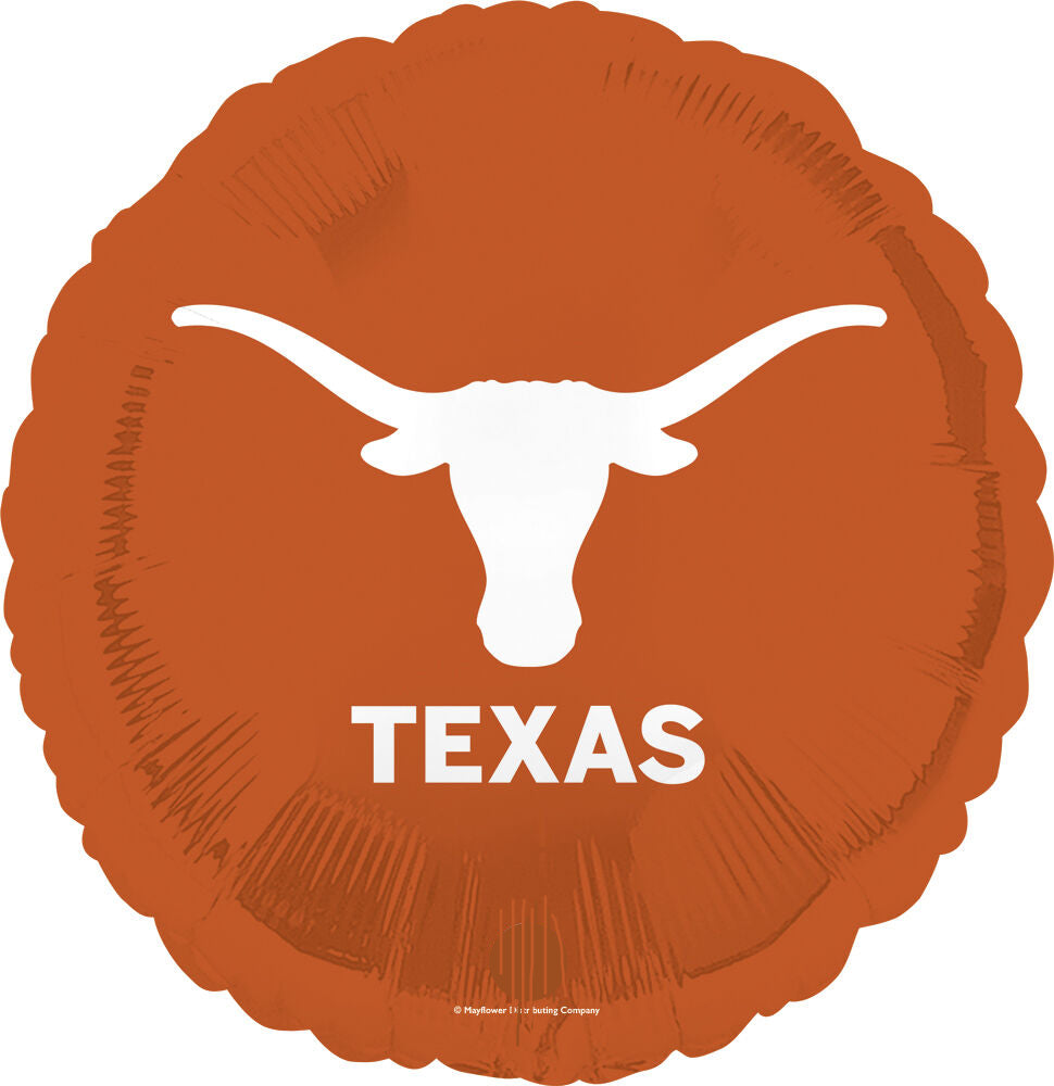 University of Texas Round Foil Balloon 18 in.