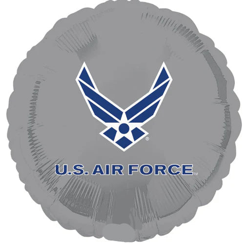 United States Air Force Round Foil Balloon 18 in.