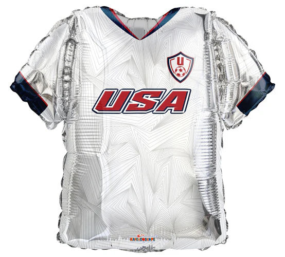 USA Soccer Jersey Shape Foil Balloon 36 in.