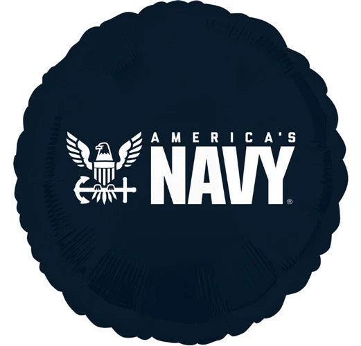 United States Navy Round Foil Balloon 18 in.