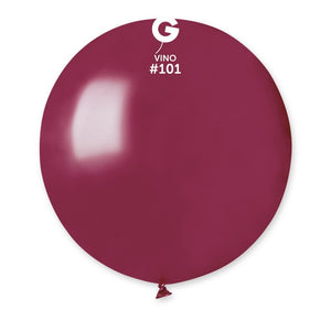 Solid Balloon Vino #101 - 19 in.