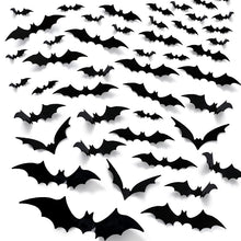 Load image into Gallery viewer, Black Bat Cutouts with Adhesives - 15 pcs.