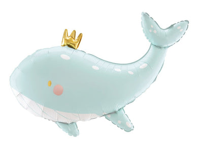 Cute Whale Foil Balloon 30 in. PartyDeco USA