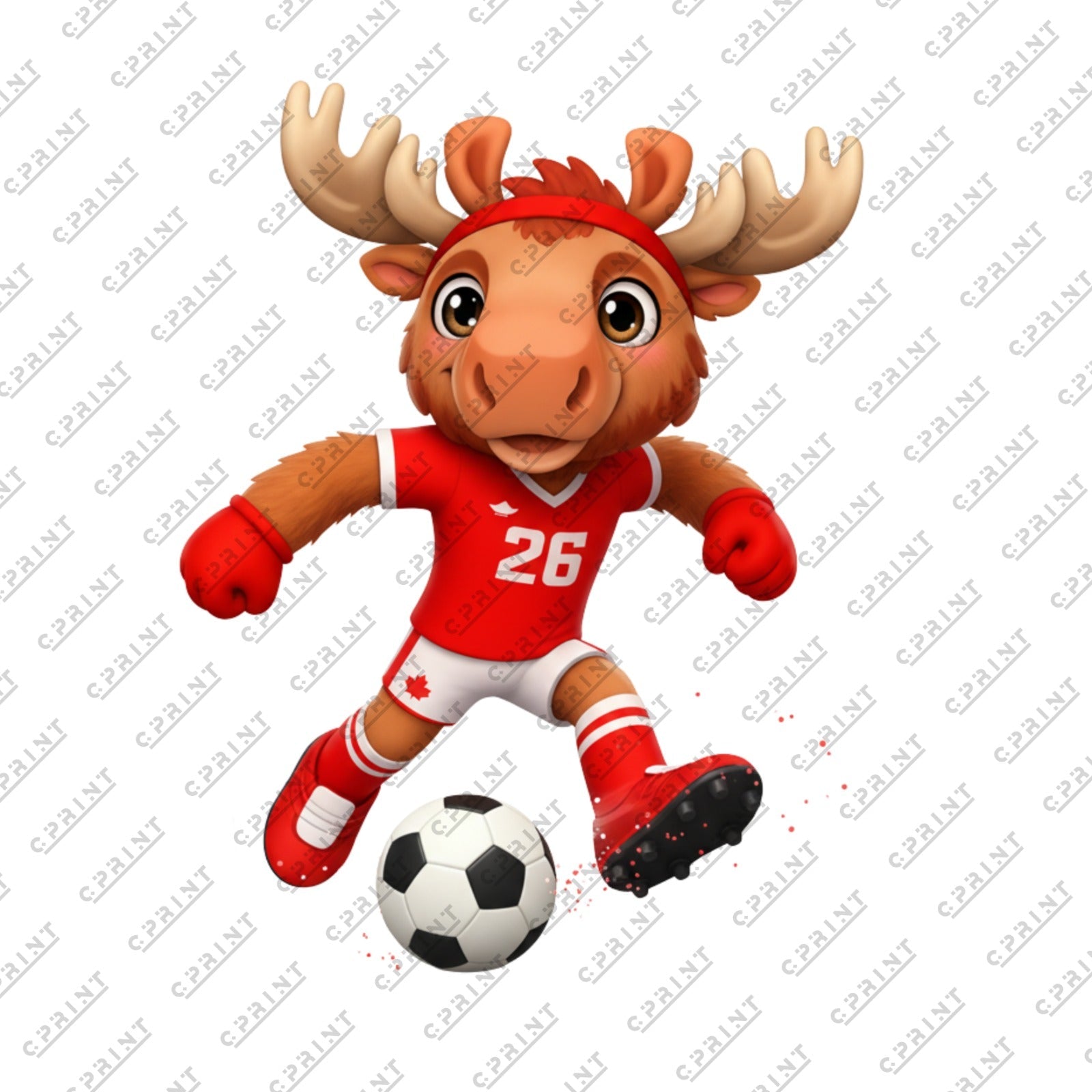 WORLCUP 2026 CHARACTER USA MOOSE