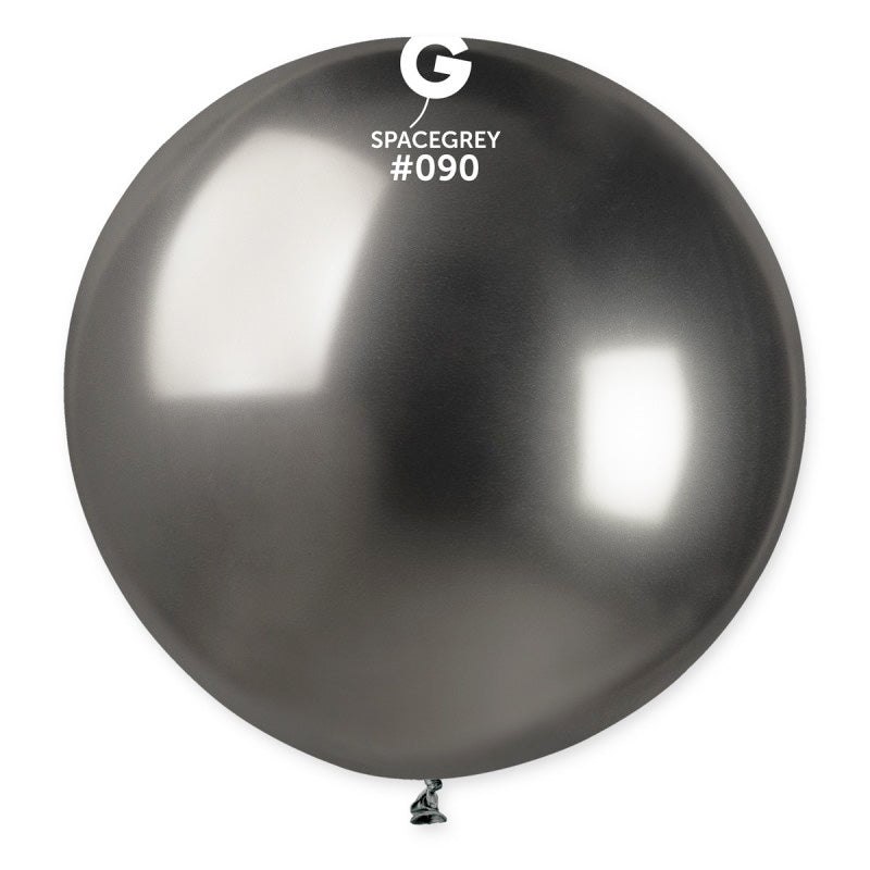 Shiny Space Gray Balloon 31 in.