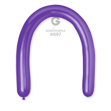 Shiny Purple #097 Balloon 3 in.