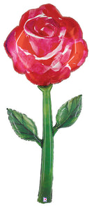 Fresh Pick Watercolor Rose Foil Balloon 60 in.