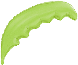 Lime Green Palm Frond Foil Balloon 36 in.