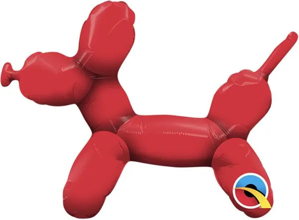 Balloon Dog Red Foil Balloon 14 in. (Air Filled Only) | 2 pack