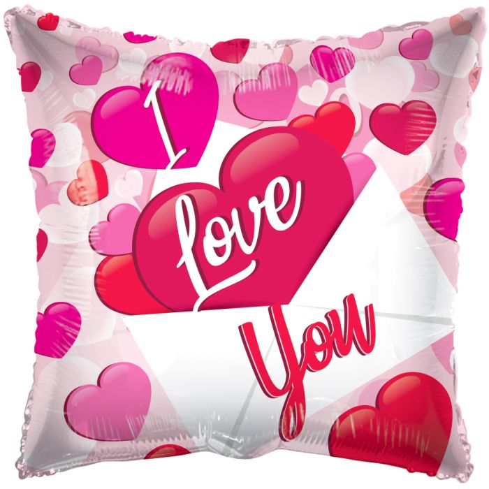 I Love You Non Foil Balloon 18 in.