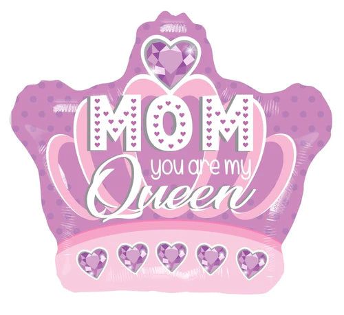 Mom Queen Foil Balloon - 18 in.