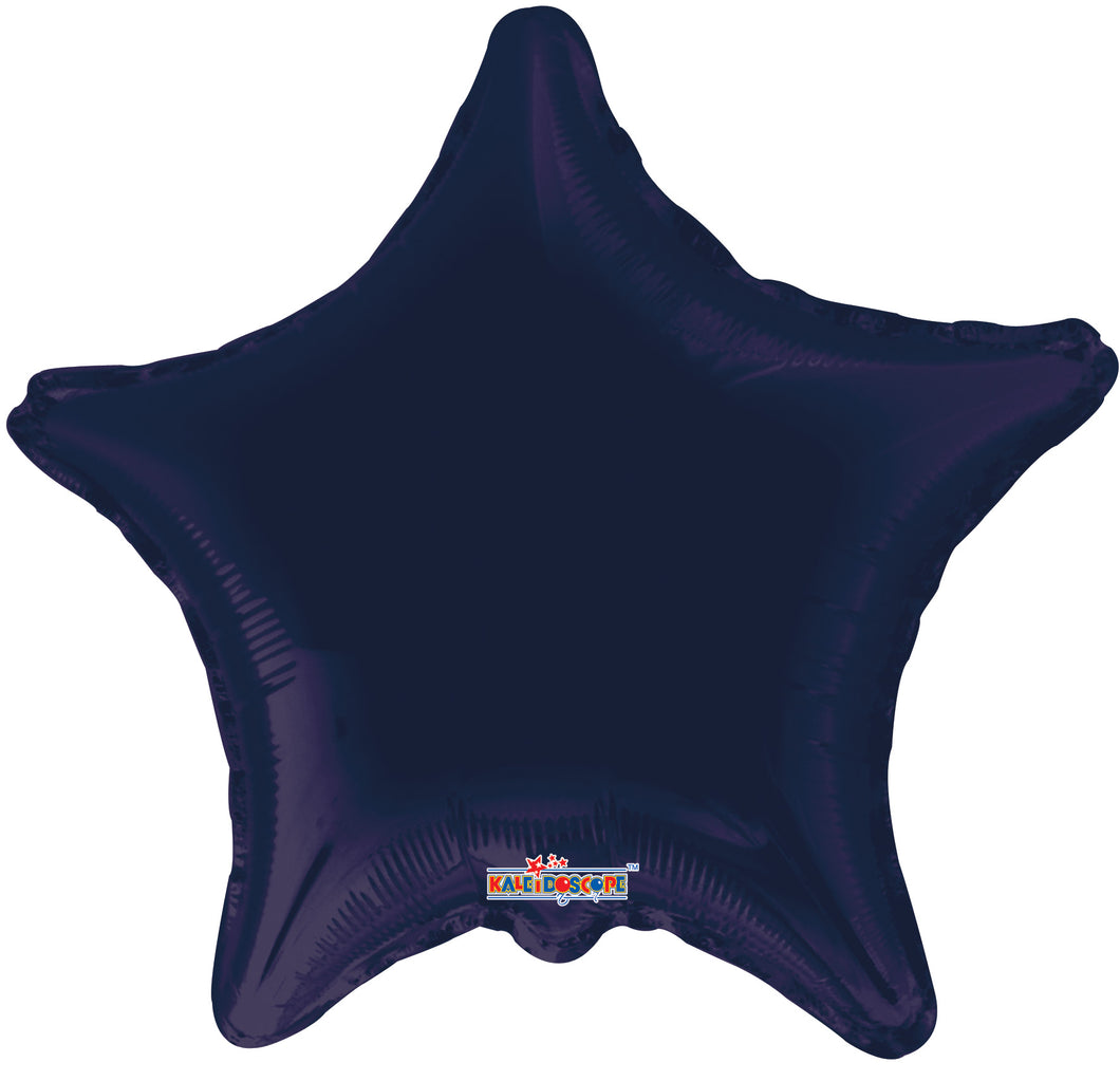 Star Shaped Foil Balloons - 18 in. Navy Blue