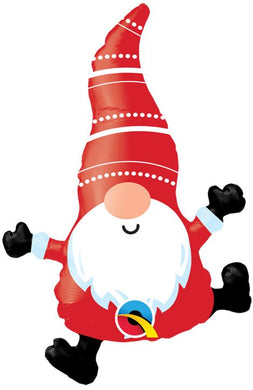 Christmas Gnome Foil Balloon - 14 in.