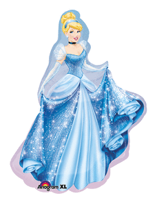 Cinderella Shape Foil Balloon 33 in.