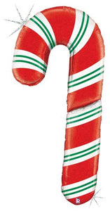 Special Delivery Candy Cane Shape Foil Balloon - 60 in.