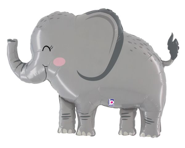 Happy Elephant Foil Balloon 33in.