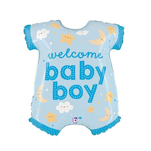 Baby Boy Onesie Foil Balloon 31 in.