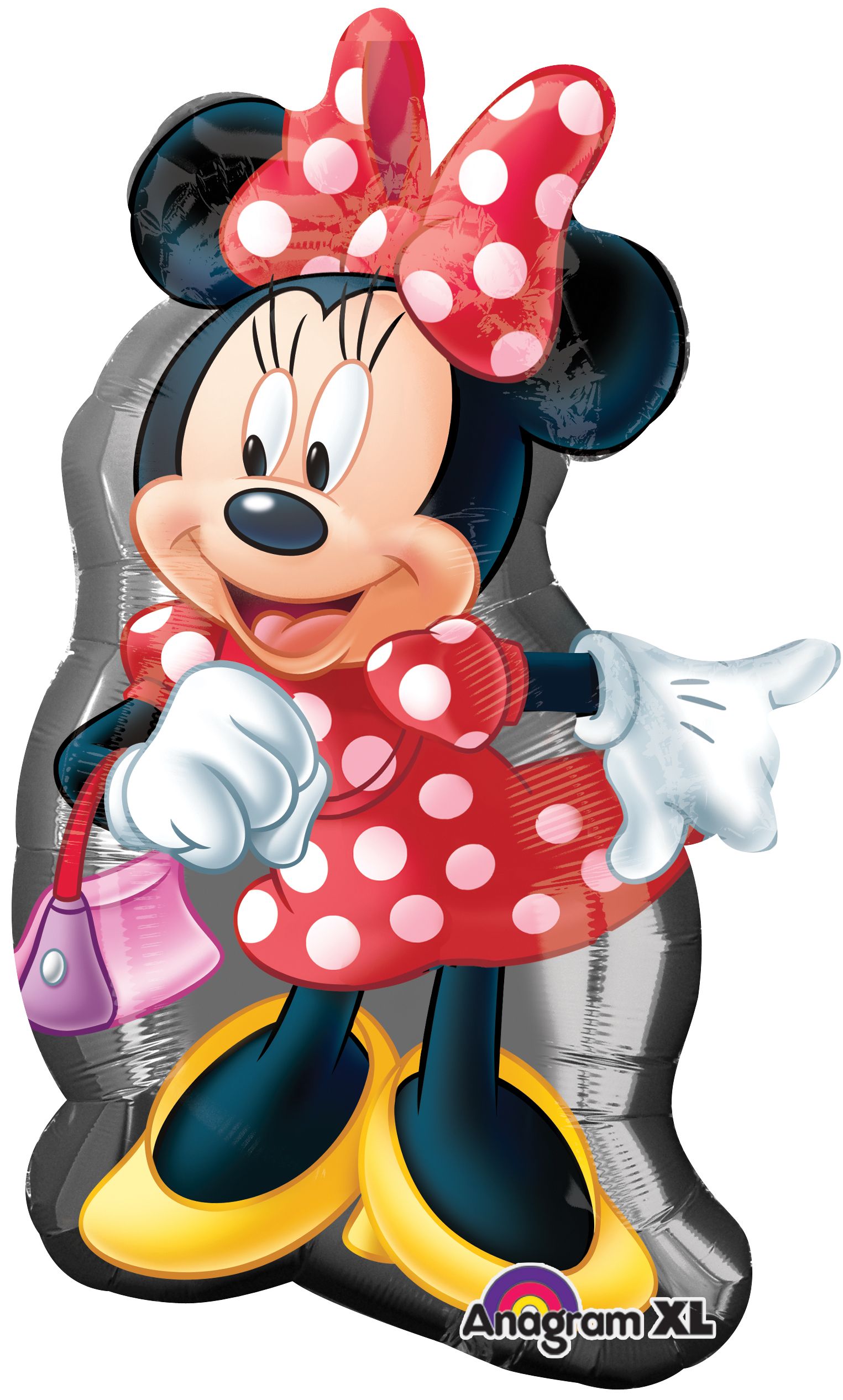 Dancing Minnie by Anagram Foil Balloon 31 in.