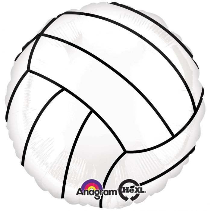 Volleyball Foil Balloon 18 in.