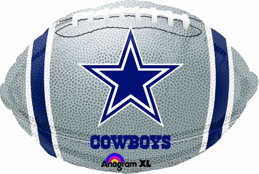 Globo de aluminio Anagram de los Dallas Cowboys de 18 pulgadas.