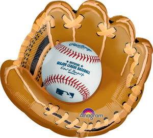 Major League Ball & Glove Foil Balloon 25 in.