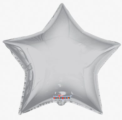 Star Shaped Foil Balloons - 9 in. (3 Pack) Silver