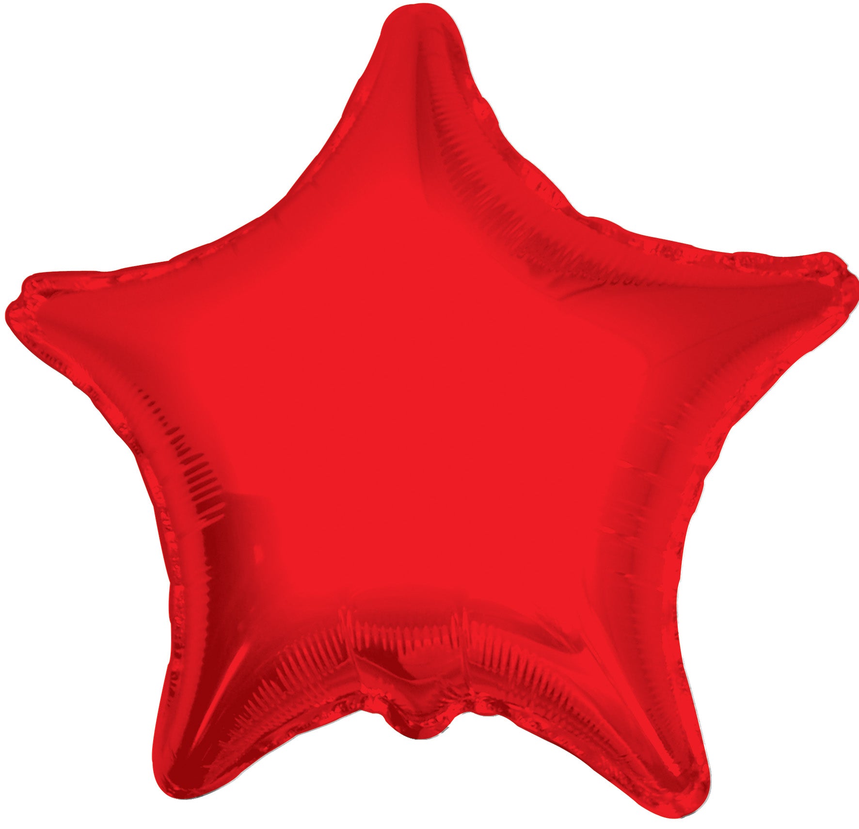 Globos de aluminio con forma de estrella, 4 pulgadas (paquete de 5), color rojo