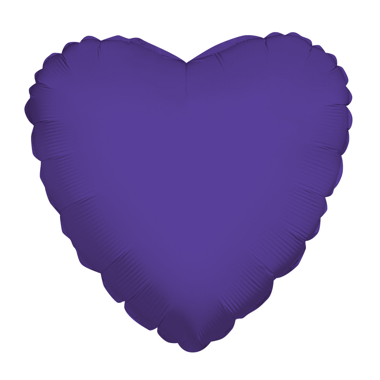 Globos de aluminio con forma de corazón sólido, 4 pulgadas (paquete de 5), morado