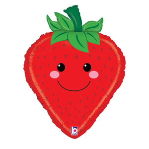 Produce Pal Strawberry Foil Balloon 26 in.