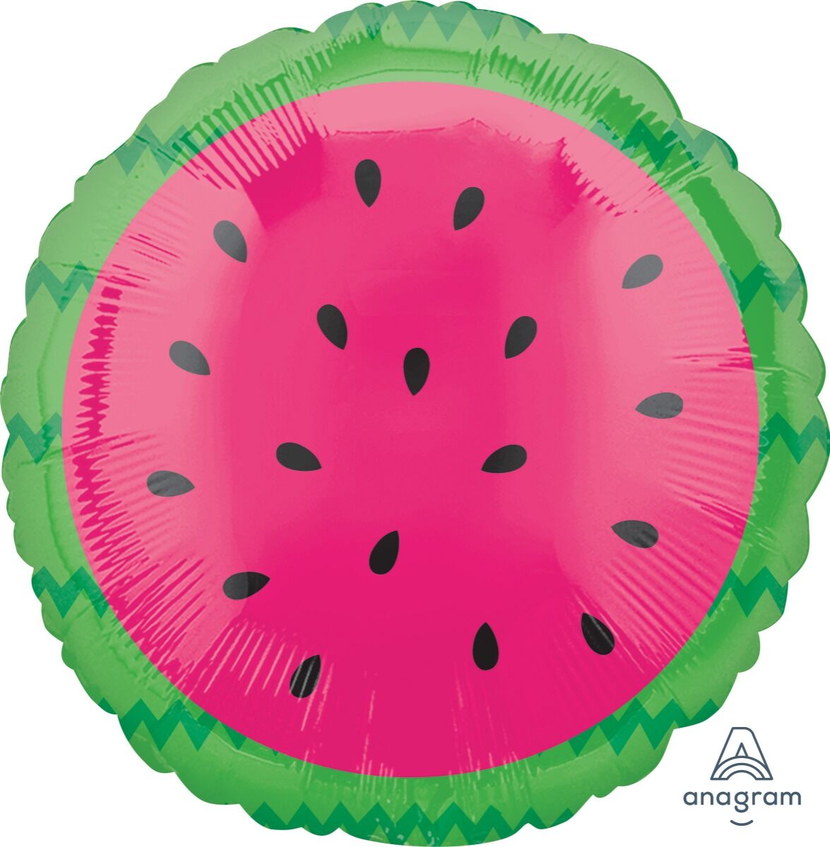 Tropical Watermelon Shape Foil Balloon 17 in.