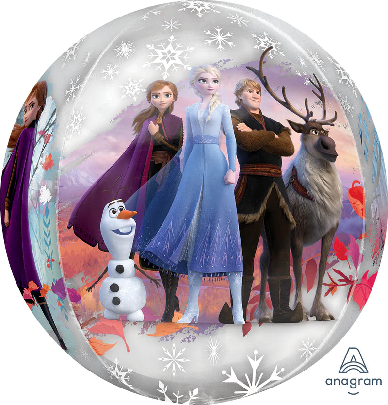 Globo Orbz de Disney Frozen 2 de 15 pulgadas.