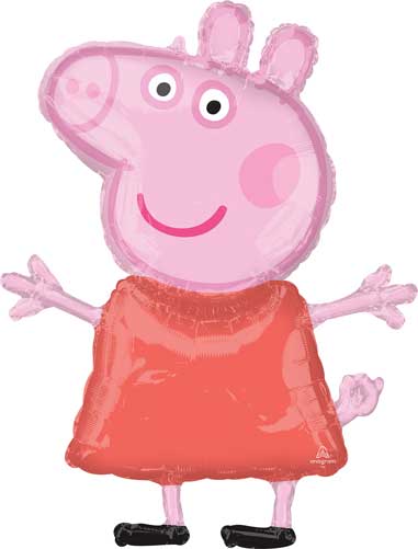 Peppa Pig Shape Foil Balloon 32 in.