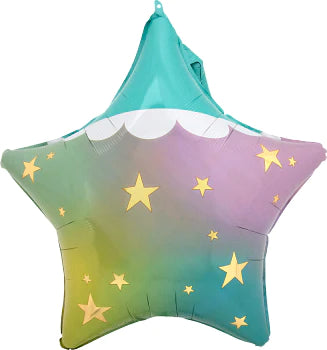 Sleepy Little Star Shape Foil Balloon 24 in.