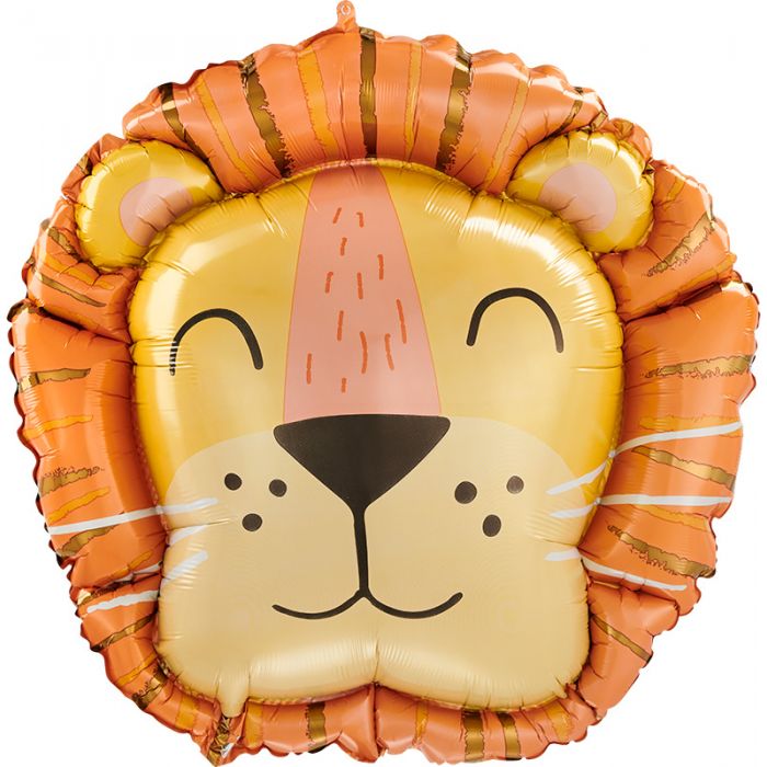 Get Wild Lion Foil Balloon 28 in.