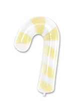 Load image into Gallery viewer, Yellow Candy Cane Shape Foil Balloon (Choose size)