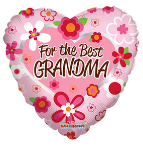 For The Best Grandma Foil Balloon 18 in.