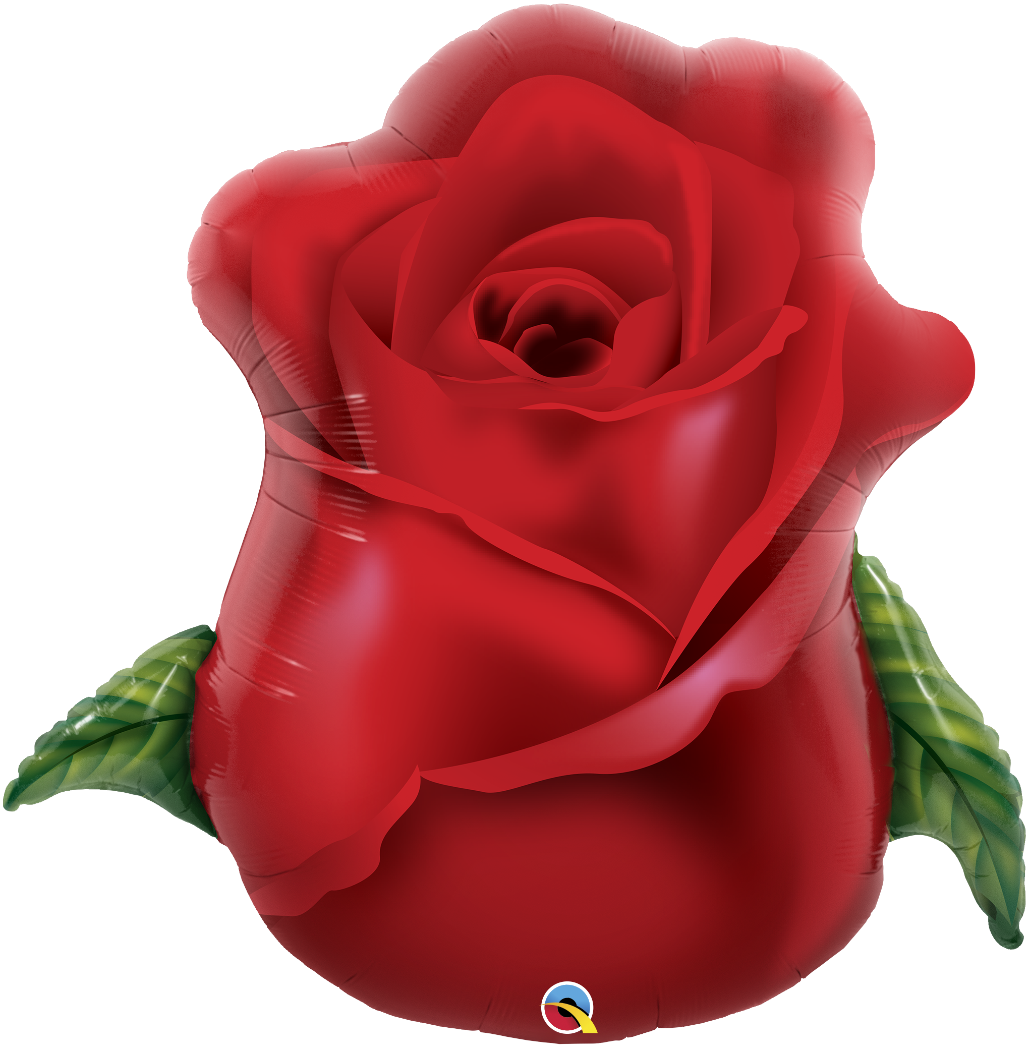 Red Rose Bud Foil Balloon - 33 in.