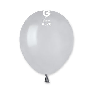Solid Balloon Gray #070 - 5 in.