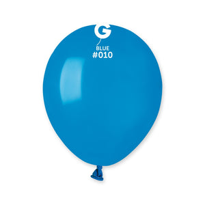 Solid Balloon Blue #010 - 5 in.