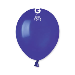 Solid Balloon Blue #046 - 5 in.