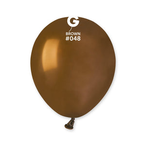 Solid Balloon Brown #048 - 5 in.