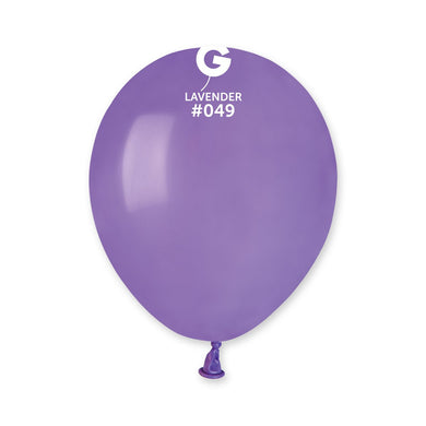 Solid Balloon Lavender #049 - 5 in.