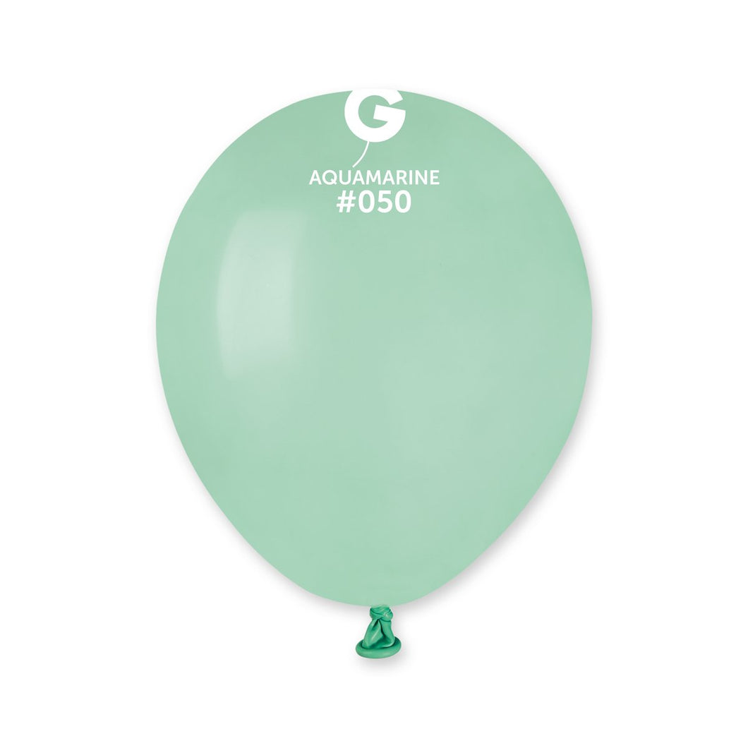 Solid Balloon Aquamarine #050 - 5 in.