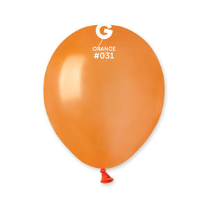 Metallic Balloon Orange #031 - 5 in.