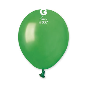 Metallic Balloon Green #037 - 5 in.