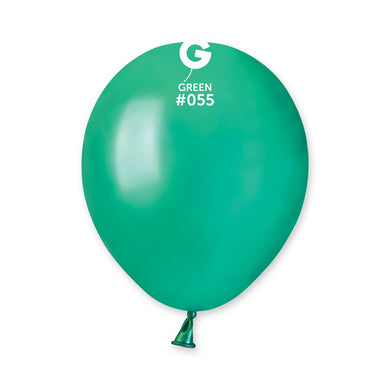 Metallic Balloon Green #055 - 5 in.