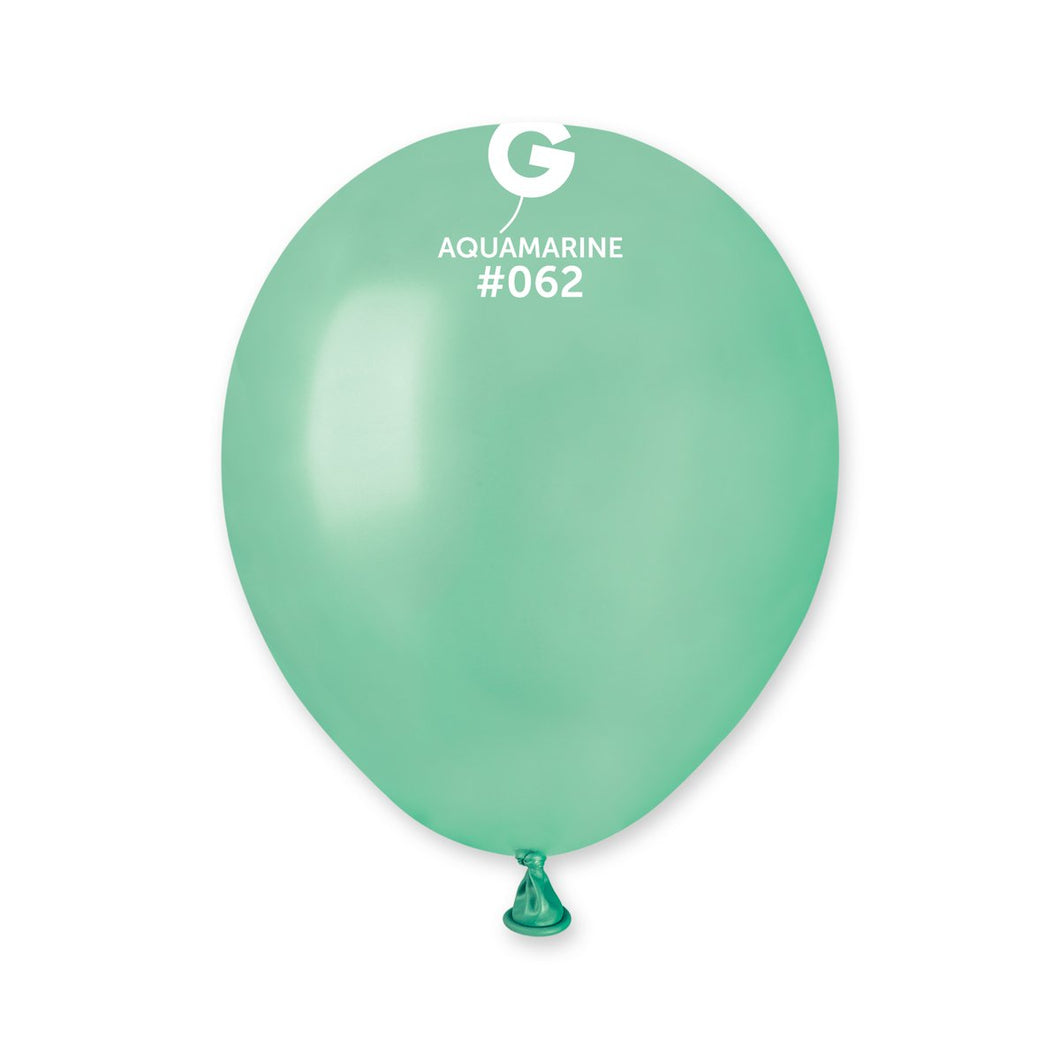 Metallic Balloon Aquamarine #062 - 5 in.